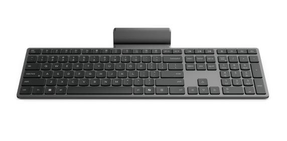 Lenovo 700 Modern Multi-Device Wireless Keyboard-US English | Keyboard | Wireless | US English | Bluetooth | Luna Grey