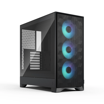 Fractal Design Case | Pop 2 Air | Black TG RGB | ATX | Power supply included No