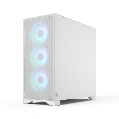 Fractal Design Case | Pop 2 Air | White TG RGB | ATX | Power supply included No