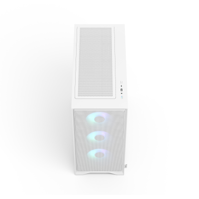 Fractal Design Case | Pop 2 Air | White TG RGB | ATX | Power supply included No