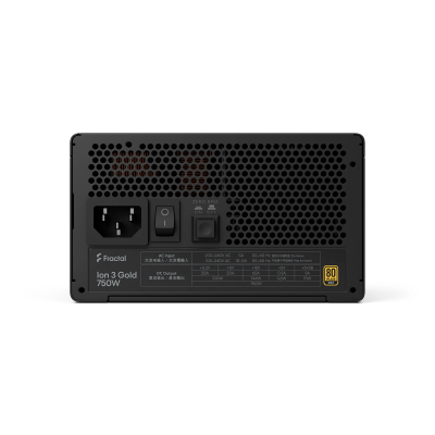 Fractal Design Power Supply, Black | Ion 3 Gold | 750 W