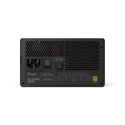 Fractal Design Power Supply, Black | Ion 3 Gold | 850 W