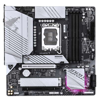 Gigabyte B760M AORUS ELITE WIFI6E GEN5 | Processor family Intel | Processor socket LGA1700 | DDR5 | Supported hard disk drive interfaces M.2, SATA | Number of SATA connectors 4