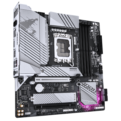 Gigabyte B760M AORUS ELITE WIFI6E GEN5 | Processor family Intel | Processor socket LGA1700 | DDR5 | Supported hard disk drive interfaces M.2, SATA | Number of SATA connectors 4
