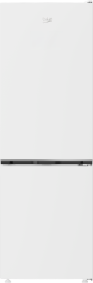 BEKO Refrigerator | B3RCNA344HW1 | Energy efficiency class E | Free standing | Combi | Height 179.6 cm | No Frost system | Fridge net capacity 209 L | Freezer net capacity 92 L | Display | 37 dB | White