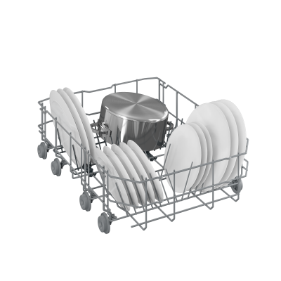 BEKO DIS35026 | Built-in | Width 45 cm | Number of place settings 10 | Number of programs 5 | Energy efficiency class E | Display | White