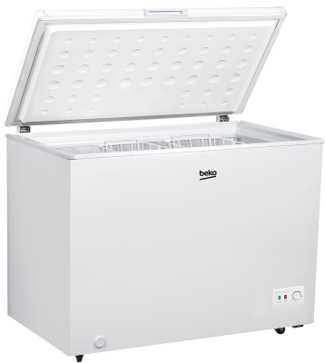 BEKO Freezer | CF316EWN | Energy efficiency class E | Chest | Free standing | Height 84.5 cm | Total net capacity 308 L | White