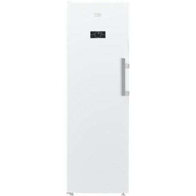 BEKO Freezer | B5RMFNE314W | Energy efficiency class E | Upright | Free standing | Height 186.5 cm | Total net capacity 286 L | No Frost system | Display | White