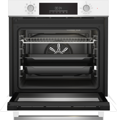 BEKO Oven | BBIM14300WMS | 72 L | Electric | Catalytic | Mechanical control | Steam function | Height 59.5 cm | Width 59.4 cm | White
