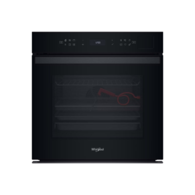 Whirlpool Oven | WOI6A8FPT1SBA | 73 L | Electric | Pyrolytic / Hydrolytic | Electronic | Steam function | Height 59.7 cm | Width 59.5 cm | Black