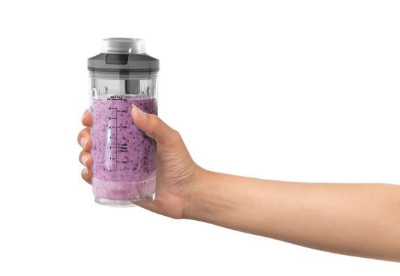 NINJA Blast Max Blender | BC251EUGY | Portable | Jar material BPA-free | Jar capacity 0.57 L | Ice crushing | Cool Grey