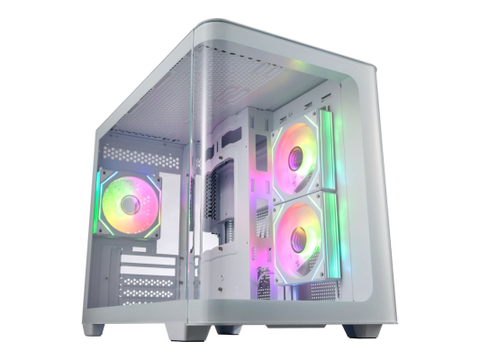 FSP Case | S380 | White | Mid Tower | Power supply included No