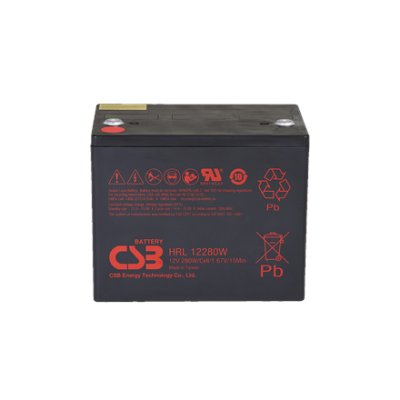 CSB Battery Battery 12V 6Ah 25W Pb F2 | HRL1225W