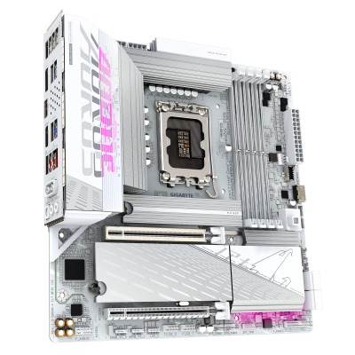 Gigabyte B860M AORUS ELITE WIFI6E ICE | Processor family Intel | Processor socket LGA1851 | DDR5 | Supported hard disk drive interfaces SATA, M.2 | Number of SATA connectors 4