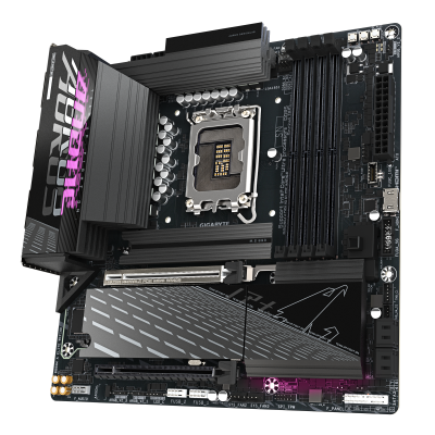 Gigabyte B860M AORUS ELITE WIFI6E | Processor family Intel | Processor socket LGA1851 | DDR5 | Supported hard disk drive interfaces SATA, M.2 | Number of SATA connectors 4
