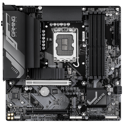 Gigabyte B760M GAMING X WIFI6E GEN5 | Processor family Intel | Processor socket LGA1700 | DDR5 | Supported hard disk drive interfaces SATA, M.2 | Number of SATA connectors 4
