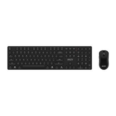 MSI FORGE K210 WIRELESS COMBO | Keyboard and Mouse Set | Wireless | Mouse included | US | Black | Scissor