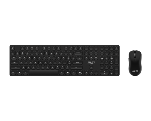 MSI FORGE K210 WIRELESS COMBO | Keyboard and Mouse Set | Wireless | Mouse included | US | Black | Scissor