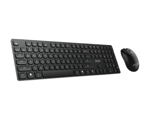 MSI FORGE K210 WIRELESS COMBO | Keyboard and Mouse Set | Wireless | Mouse included | US | Black | Scissor