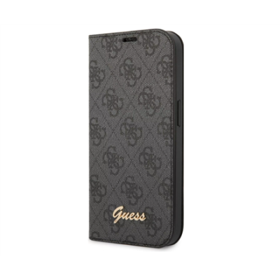 GUESS | Book Case | Apple | iPhone 14 Pro Max | Rubber / Silicone | Black
