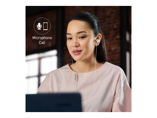 Panasonic Earphones | RP-TCM225DEW | Wired | In-Ear | Microphone | White