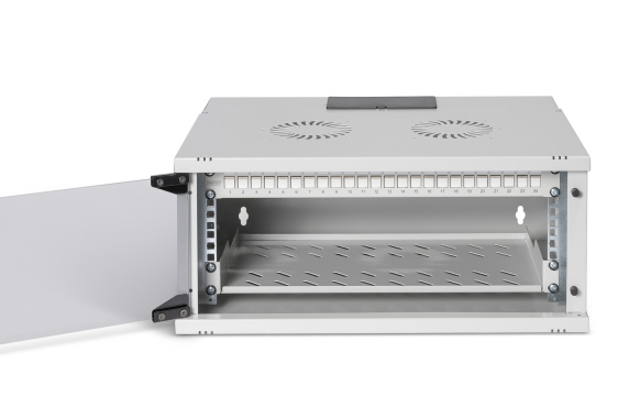 Digitus SOHO Pro network set, 483 mm (19"), 4U, 540 x 400 mm | DN-49200-SET | Light Grey