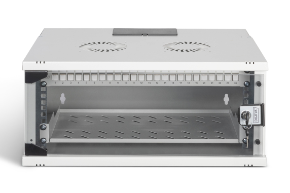 Digitus SOHO Pro network set, 483 mm (19"), 4U, 540 x 400 mm | DN-49200-SET | Light Grey