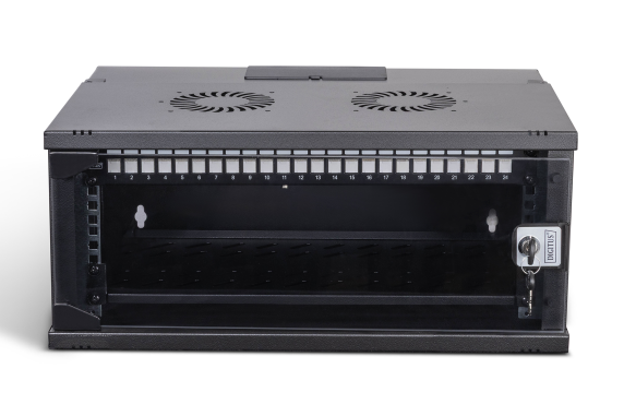 Digitus SOHO Pro network set, 483 mm (19") 4U, 540 x 400 mm | DN-49201-SET | Black