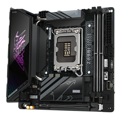 Gigabyte Z890I AORUS ULTRA | Processor family Intel | Processor socket LGA1851 | DDR5 | Supported hard disk drive interfaces M.2, SATA | Number of SATA connectors 2