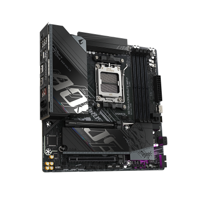 Gigabyte X870M AORUS ELITE WIFI7 | Processor family AMD | Processor socket AM5 | DDR5 | Supported hard disk drive interfaces SATA, M.2 | Number of SATA connectors 2