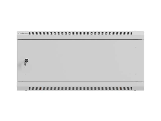 Lanberg Wall mounted installation cabinet 19" 4U 600X450 | WF01-6404-00S | Gray