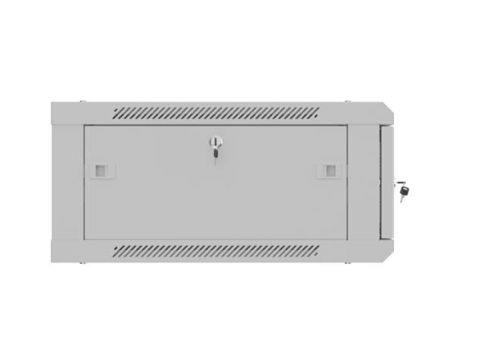 Lanberg Wall mounted installation cabinet 19" 4U 600X600 | WF01-6604-23S | Grey