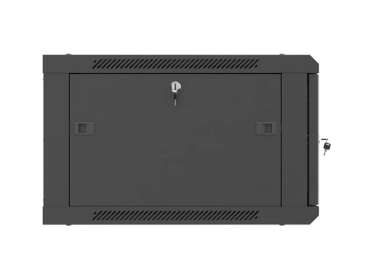 Lanberg Wall mounted installation cabinet 19" 6U 600X600 | WF01-6606-23B | Black