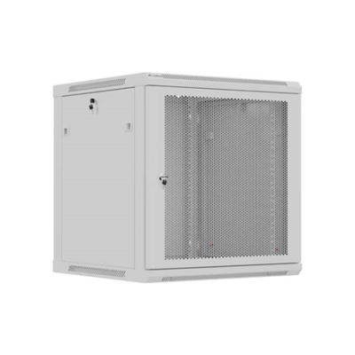 Lanberg Wall mounted installation cabinet 19" 12U 600X600 | WF01-6612-23S | Grey