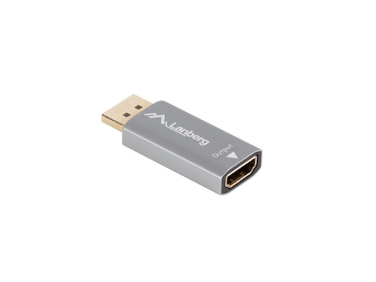 Lanberg Displayport (M) to HDMI (F) Adapter 8K, Silver | AD-DP-HD-03