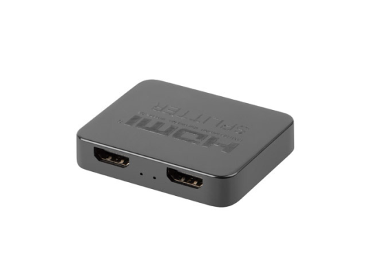 Lanberg Splitter video HDMI to 2X HDMI 4K, USB-C Port, Black | SPV-HDMI-1002