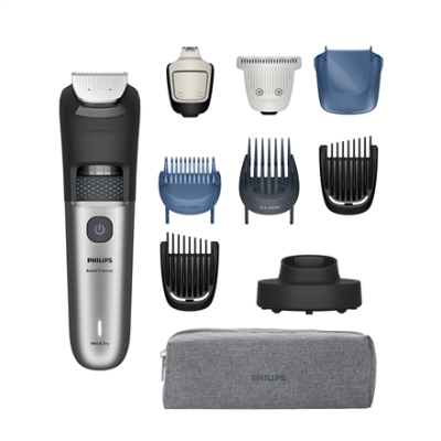 Philips | Beard Trimmer | BT7670 / 15 7000 Series | Cordless | Wet & Dry | Number of length steps 40 | Silver / Black