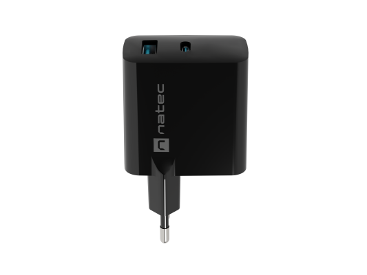 Natec Ribera USB Charger, 1x USB-A, 1x USB-C, 65W | NUC-2145