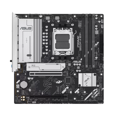 Asus PRIME B850M-A WIFI | Processor family AMD | Processor socket AM5 | DDR5 | Supported hard disk drive interfaces SATA, M.2 | Number of SATA connectors 4