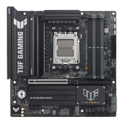 Asus TUF GAMING B850M-PLUS II | Processor family AMD | Processor socket AM5 | DDR5 | Supported hard disk drive interfaces SATA, M.2 | Number of SATA connectors 4