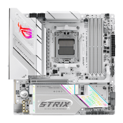 Asus ROG STRIX B850-G GAMING WIFI | Processor family AMD | Processor socket AM5 | DDR5 | Supported hard disk drive interfaces SATA, M.2 | Number of SATA connectors 2