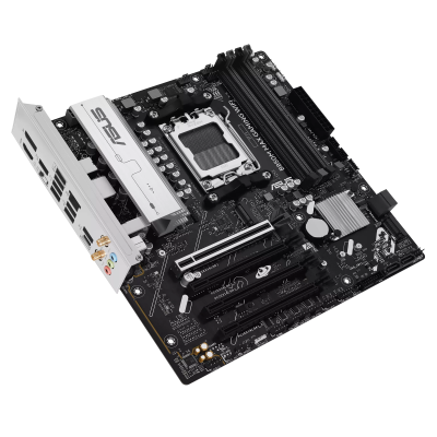 Asus B850M MAX GAMING WIFI | Processor family AMD | Processor socket AM5 | DDR5 | Supported hard disk drive interfaces SATA, M.2 | Number of SATA connectors 4