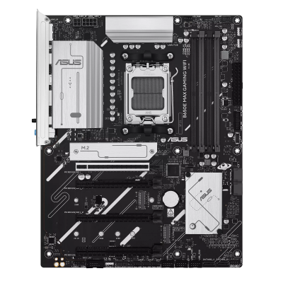 Asus B650E MAX GAMING WIFI | Processor family AMD | Processor socket AM5 | DDR5 | Supported hard disk drive interfaces SATA, M.2 | Number of SATA connectors 4