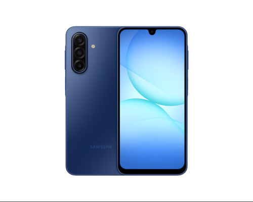 Samsung | Galaxy | A17 (A176) | Blue | 6.7 " | Super AMOLED | 1080 x 2340 pixels | Exynos | 1330 | Internal RAM 4 GB | 128 GB | MicroSD | Dual SIM | 3G | 4G | 5G | Main camera resolution 50 MP | Secondary camera resolutio