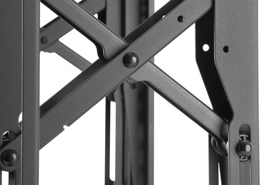 Digitus Wall mount | DA-90446 Pop-Out Video Monitor Mount | Adjustable Height, Tilt | 45-70 " | Maximum weight (capacity) 70 kg | Black