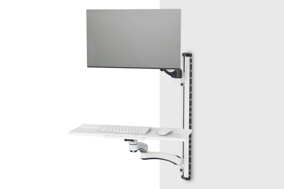 Digitus Wall mount | DA-90451 | Rotate, Swivel | 32 " | Maximum weight (capacity) 8 kg | White / Black