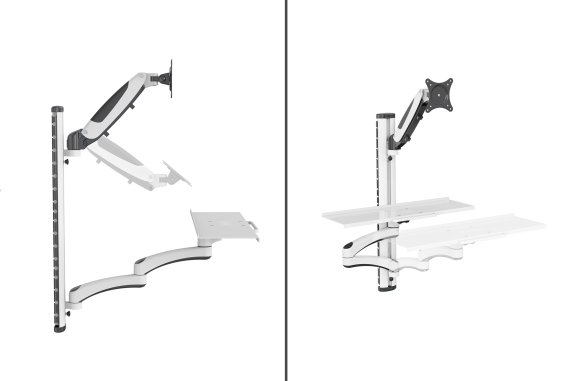 Digitus Wall mount | DA-90451 | Rotate, Swivel | 32 " | Maximum weight (capacity) 8 kg | White / Black