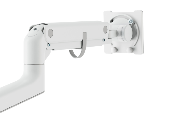 Digitus Desk Mount | DA-90476 Single Monitor Mount | Height, tilt, pivot, rotation, depth | 57 " | Maximum weight (capacity) 27 kg | White