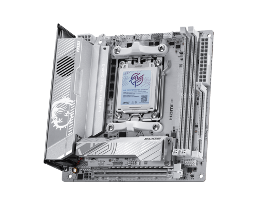 MSI MPG X870I EDGE TI EVO WIFI | Processor family AMD | Processor socket AM5 | DDR5 | Supported hard disk drive interfaces SATA, M.2 | Number of SATA connectors 2