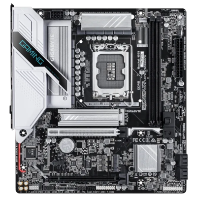 Gigabyte B860M GAMING WIFI6 | Processor family Intel | Processor socket LGA1851 | DDR5 | Supported hard disk drive interfaces M.2, SATA | Number of SATA connectors 4